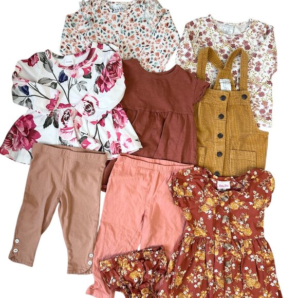 Lot of Girls Clothes Mix Brands Size 18-24 Months, 24 Months & 2T Pre-owned - Picture 1 of 6